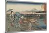 Nihonbashi Bridge and Edo Bridge, November 1853-Utagawa Hiroshige-Mounted Giclee Print