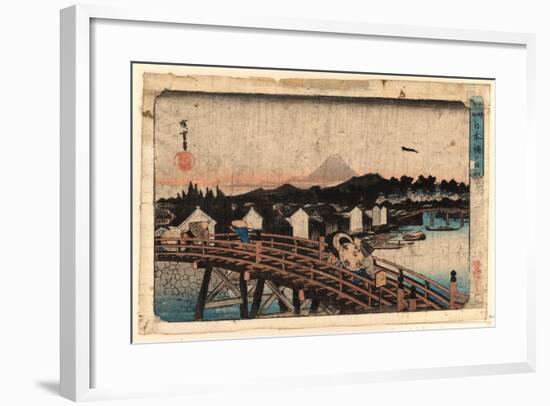 Nihonbashi No Hakuu-Utagawa Hiroshige-Framed Giclee Print