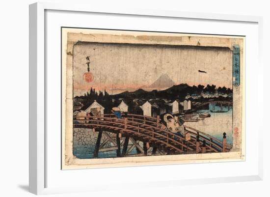 Nihonbashi No Hakuu-Utagawa Hiroshige-Framed Giclee Print