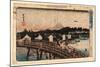 Nihonbashi No Hakuu-Utagawa Hiroshige-Mounted Giclee Print