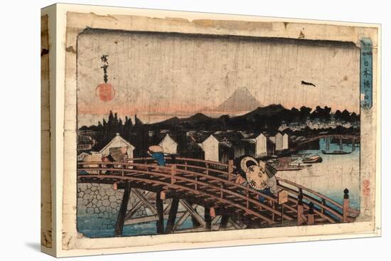 Nihonbashi No Hakuu-Utagawa Hiroshige-Stretched Canvas