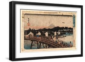 Nihonbashi No Hakuu-Utagawa Hiroshige-Framed Giclee Print