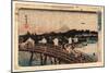 Nihonbashi No Hakuu-Utagawa Hiroshige-Mounted Giclee Print