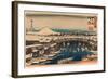 Nihonbashi Yukibare-Utagawa Hiroshige-Framed Giclee Print