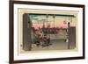 Nihonbashi-Utagawa Hiroshige-Framed Giclee Print