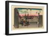 Nihonbashi-Utagawa Hiroshige-Framed Giclee Print