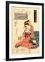 Nihonzutsumi No Rakugan Tamaya Uchi Tamagushi-Keisai Eisen-Framed Giclee Print
