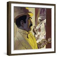 Nijinski Was Spotted by Sergei Diaghilev-null-Framed Giclee Print