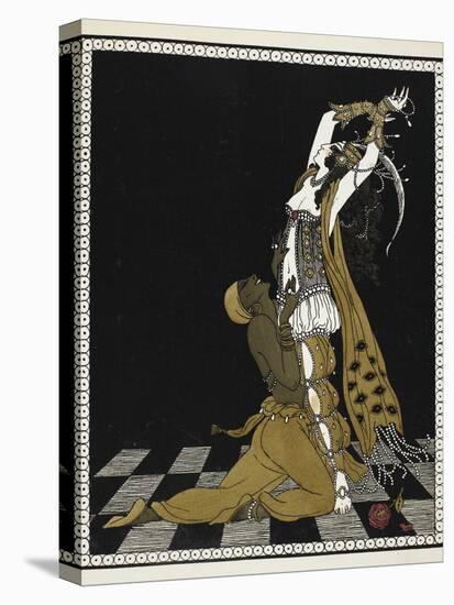 Nijinsky as the Golden Slave in Sheherazade-Georges Barbier-Stretched Canvas