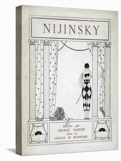 Nijinsky, from the Series 'Designs on the Dances of Vaskac Nijinsky'-Georges Barbier-Stretched Canvas