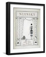 Nijinsky, from the Series 'Designs on the Dances of Vaskac Nijinsky'-Georges Barbier-Framed Giclee Print