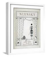 Nijinsky, from the Series 'Designs on the Dances of Vaskac Nijinsky'-Georges Barbier-Framed Giclee Print