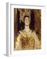 Nijinsky in Les Orientales-Jacques-Emile Blanche-Framed Giclee Print