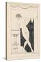 Nijinsky in 'Narcisse', 1911-Georges Barbier-Stretched Canvas