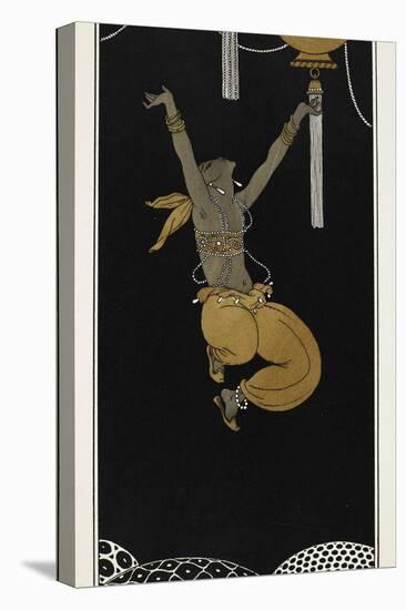 Nijinsky in Sheherazade as the Golden Slave-Georges Barbier-Stretched Canvas