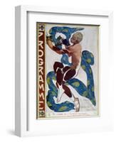 Nijinsky's Faun Costume in "L'Apres Midi D'Un Faune" by Claude Debussy-Leon Bakst-Framed Giclee Print