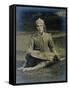 Nijinsky Sitting Cross-Legged, Dressed as Prince Igor, 1912-null-Framed Stretched Canvas