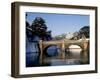 Niju-Bashi Bridge of Moat of Imperial Palace, Tokyo, Japan-null-Framed Photographic Print