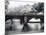 Nijubashi and the Inner Moat of Imperial Palace in Snow, Tokyo, Japan-null-Mounted Photographic Print