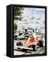 Niki Lauda-Graham Coton-Framed Stretched Canvas