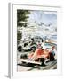 Niki Lauda-Graham Coton-Framed Giclee Print