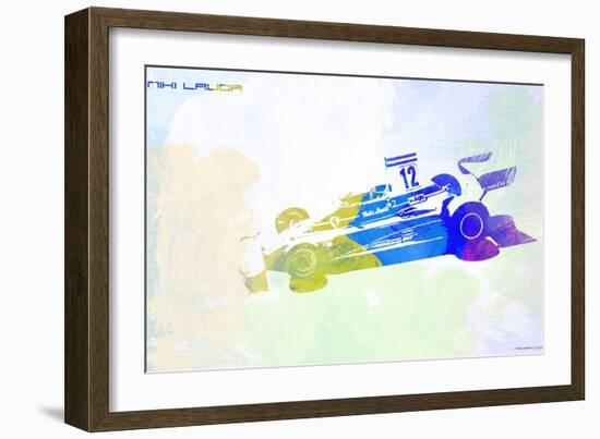 Niki Lauda-NaxArt-Framed Art Print