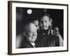 Nikita Khrushchev and Fidel Castro During their Meeting at the United Nations Assembly Session-null-Framed Photographic Print