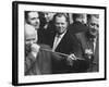 Nikita Khrushchev with Peace Pipe That Was Given to Him-Hank Walker-Framed Premium Photographic Print