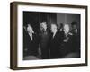 Nikita S. Khrushchev, Anthony Eden, Nikolai Bulganin and Georgy K. Zhukov, During Geneva Conference-null-Framed Photographic Print