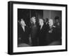 Nikita S. Khrushchev, Anthony Eden, Nikolai Bulganin and Georgy K. Zhukov, During Geneva Conference-null-Framed Photographic Print