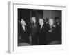 Nikita S. Khrushchev, Anthony Eden, Nikolai Bulganin and Georgy K. Zhukov, During Geneva Conference-null-Framed Photographic Print