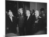 Nikita S. Khrushchev, Anthony Eden, Nikolai Bulganin and Georgy K. Zhukov, During Geneva Conference-null-Mounted Photographic Print