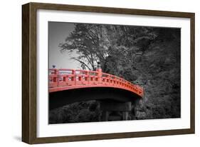 Nikko Red Bridge-NaxArt-Framed Art Print