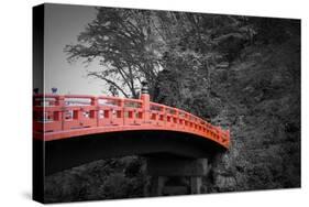 Nikko Red Bridge-NaxArt-Stretched Canvas