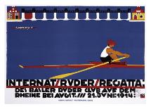 Internat, Ruder, Regatta-Niklaus Stoecklin-Art Print