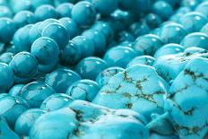 Beads with Natural Stone Turquoise-niknikpo-Mounted Photographic Print