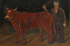 Farmer with Bull, 1916-Niko Pirosmani-Giclee Print
