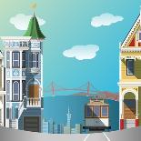 San Francisco Landscape-Nikola Knezevic-Art Print