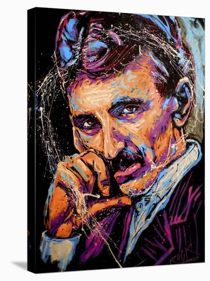 Nikola Tesla 003-Rock Demarco-Stretched Canvas