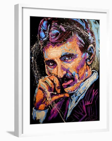 Nikola Tesla 003-Rock Demarco-Framed Giclee Print