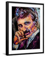 Nikola Tesla 003-Rock Demarco-Framed Giclee Print