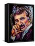 Nikola Tesla 003-Rock Demarco-Framed Stretched Canvas