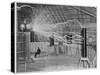 Nikola Tesla Produces Artificial 'Lighting'-null-Stretched Canvas