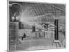 Nikola Tesla Produces Artificial 'Lighting'-null-Mounted Photographic Print