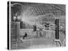 Nikola Tesla Produces Artificial 'Lighting'-null-Stretched Canvas