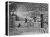 Nikola Tesla Produces Artificial 'Lighting'-null-Stretched Canvas