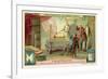 Nikola Tesla's Experiment Producing Light Generated by an Electric Transformer, 1895-null-Framed Giclee Print