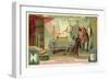 Nikola Tesla's Experiment Producing Light Generated by an Electric Transformer, 1895-null-Framed Giclee Print