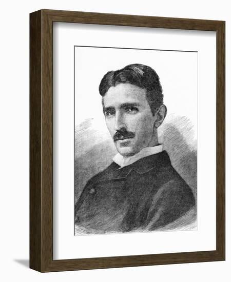 Nikola Tesla, Serb-US Physicist-Science Photo Library-Framed Photographic Print