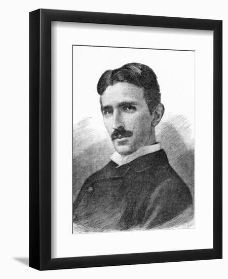 Nikola Tesla, Serb-US Physicist-Science Photo Library-Framed Photographic Print